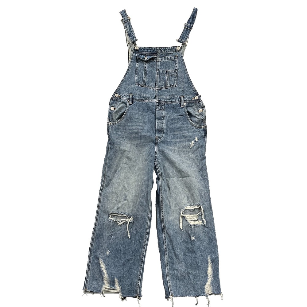 Vintage Anthropologie We The Free Overalls Women 28 Utility Country Farm Cowgirl